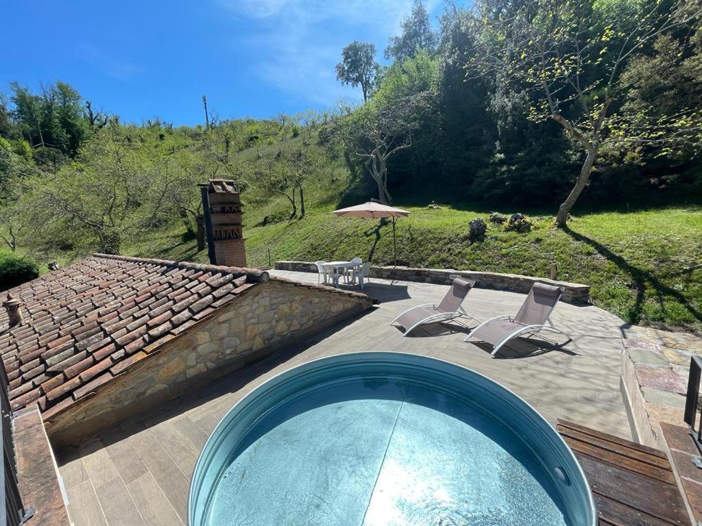 Villa Casa Nel Bosco à Sassetta Extérieur photo
